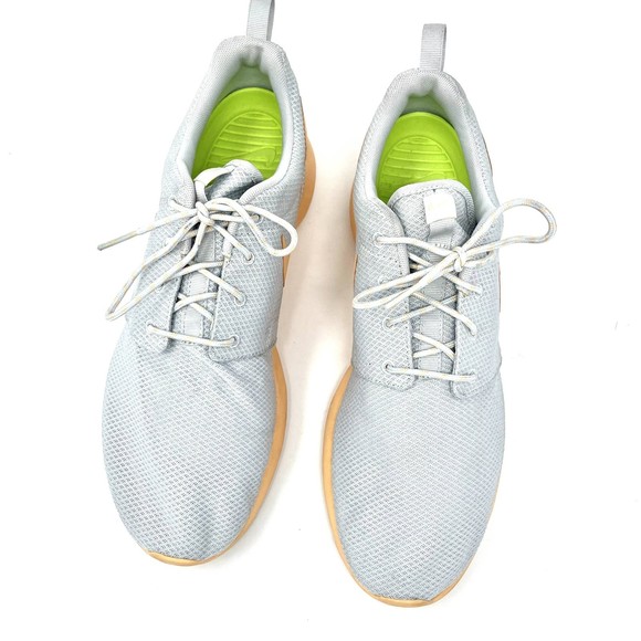 Nike Roshe Run Orange Chalk Women Size 12 - Picture 2 of 8